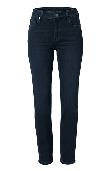 GIA GLIDER SLIM PULL ON MID RISE RAVEN WING DARK BLUE JEANS Jeans Liverpool 