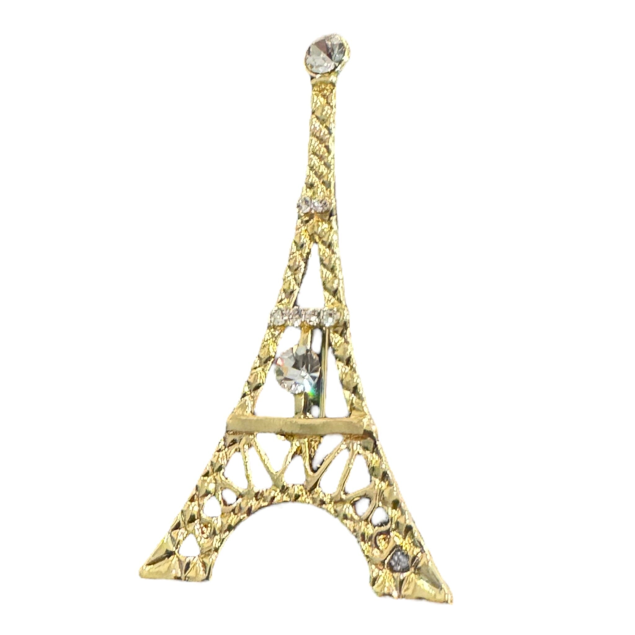GOLD EIFFEL TOWEL BROOCH Brooch FashionWear Collection 