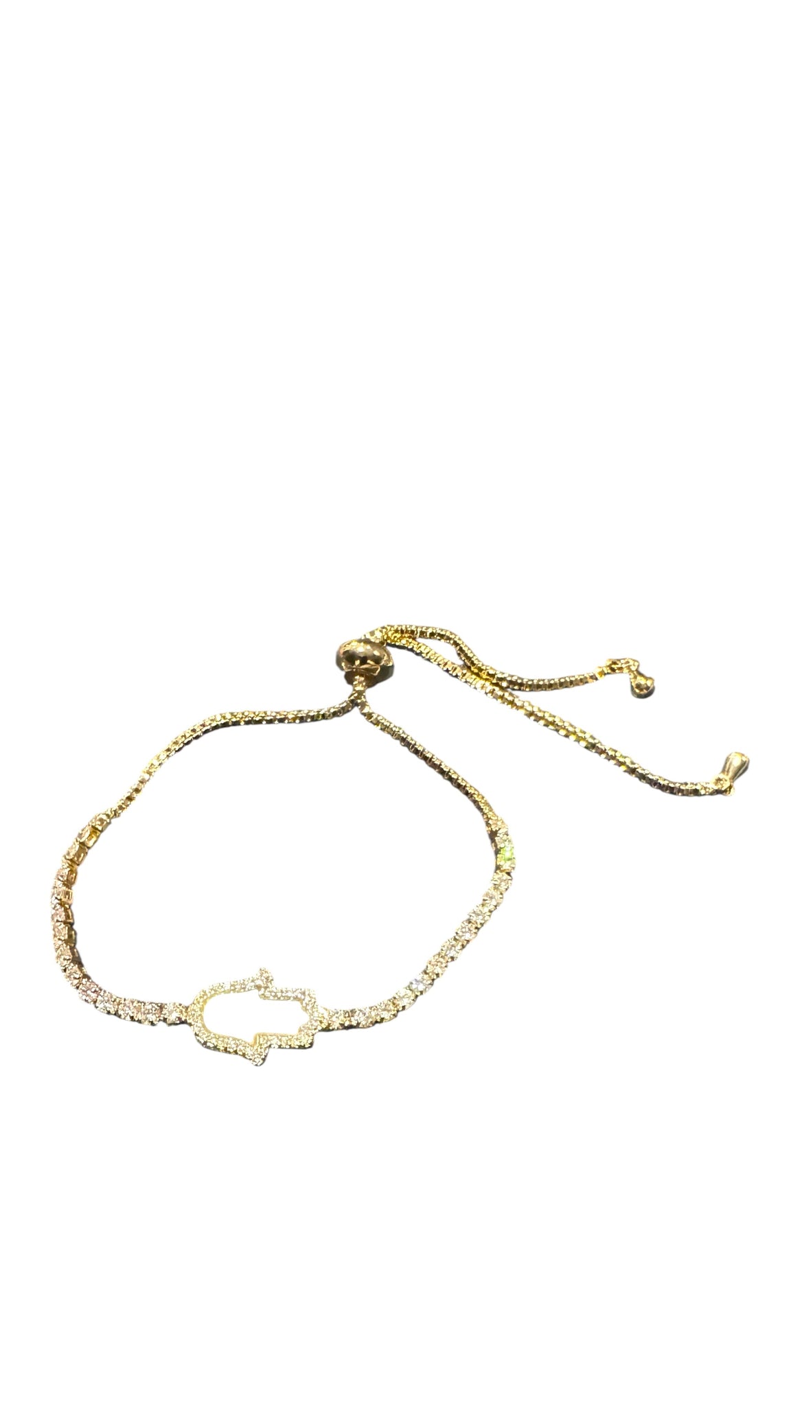 GOLD MOTHER OF PEARL HAMSA BRACELET Bracelet FashionWear Collection Gold Mother Of Pearl 