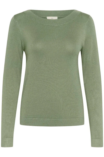 GREEN LONG SLEEVE SWEATER Top Kaffe 