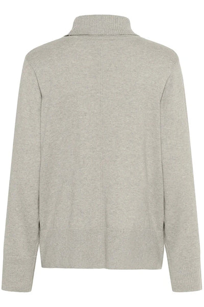 GREY ROLLNECK PULLOVER Sweater CREAM 