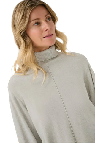 GREY ROLLNECK PULLOVER Sweater CREAM 