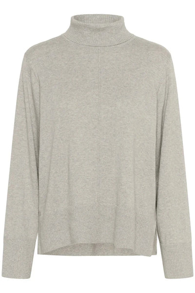 GREY ROLLNECK PULLOVER Sweater CREAM 