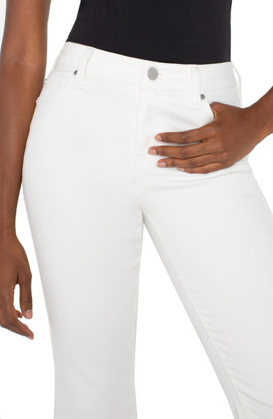 HANNAH CROP FLARE WHITE JEAN Jeans Liverpool 