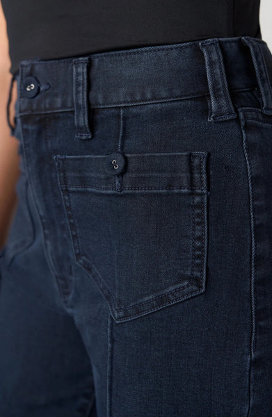 HANNAH FLARE HIGH RISE WITH PATCH POCKET AND FRONT PINTUCK JEANS Jeans Liverpool 