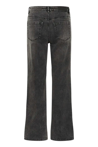 HIGH WAIST FULL LENGTH WIDE LEG GREY VINTAGE JEAN Jeans KAFFE 