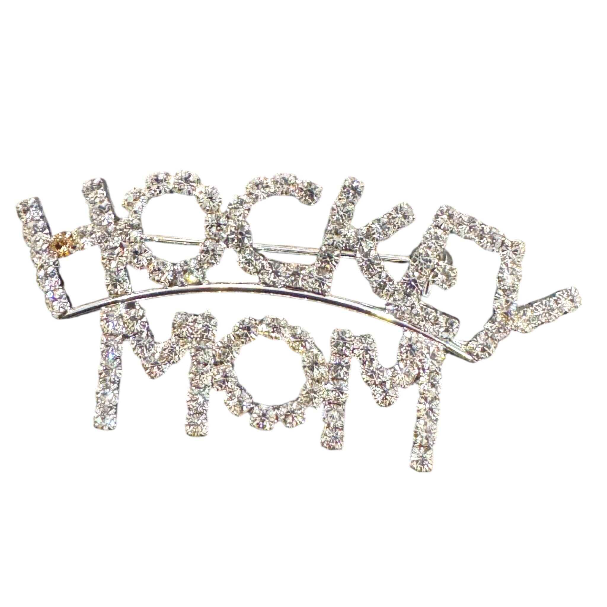 HOCKEY MOM BROOCH Brooch FashionWear Collection Crystal 