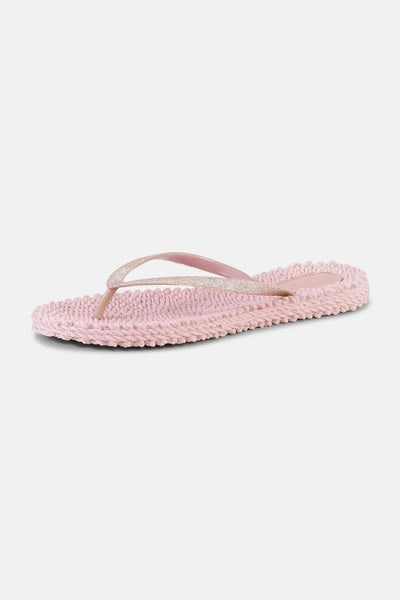ILSE JACOBSEN BALLERINA PINK GLITTER STRAP FLIP FLOP SHOES Shoes Ilse Jacobsen 