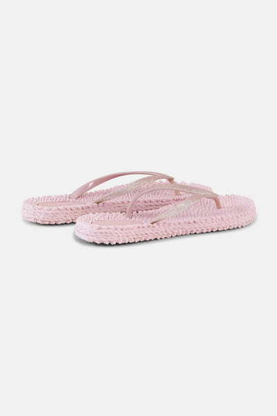 ILSE JACOBSEN BALLERINA PINK GLITTER STRAP FLIP FLOP SHOES Shoes Ilse Jacobsen 