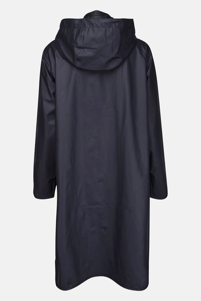 ILSE JACOBSEN DARK INDIGO LIGHT RAINCOAT WITH HOOD Rain Coat Ilse Jacobsen 