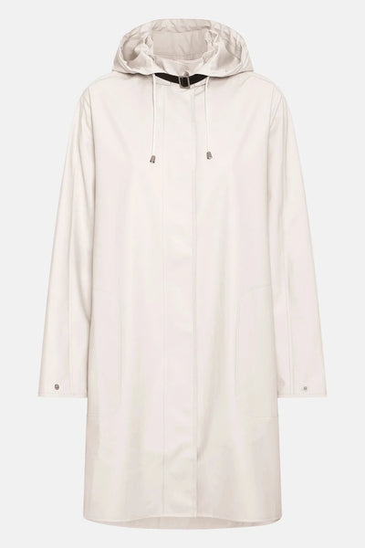 ILSE JACOBSEN MILK CREAM LIGHT RAINCOAT WITH HOOD Rain Coat Ilse Jacobsen 