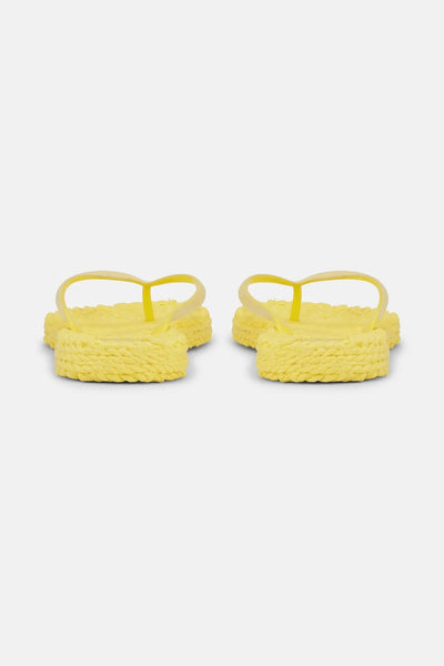ILSE JACOBSEN PALE BANANA GLITTER STRAP FLIP FLOP SHOES Shoes Ilse Jacobsen 