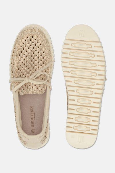 ILSE JACOBSEN PEARLED IVORY TULIP SAILOR SHOES Shoes Ilse Jacobsen 