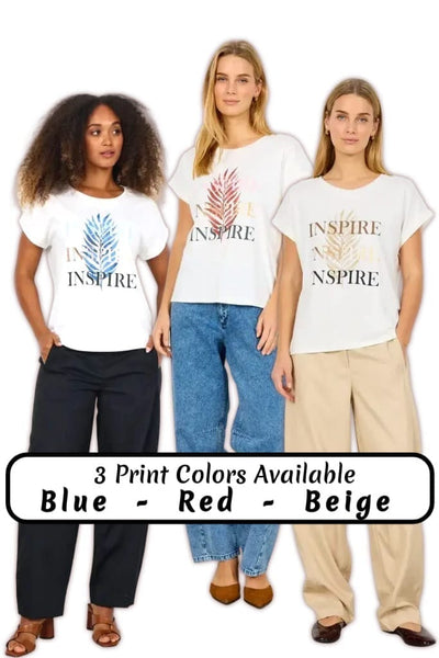 INSPIRE COTTON T SHIRTS T-Shirt SOYACONCEPT 