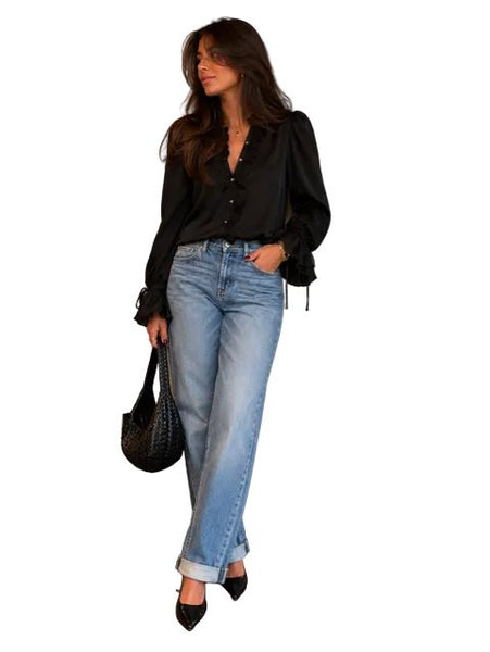 KEEPER BOYFRIEND CUFFED JEAN WITH ZIP Jeans Liverpool 