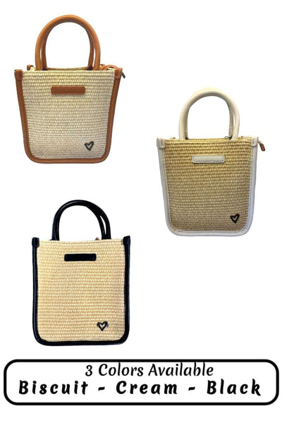 KELSO RAFFIA CROSSBODY HANDBAG Handbag prenelove 