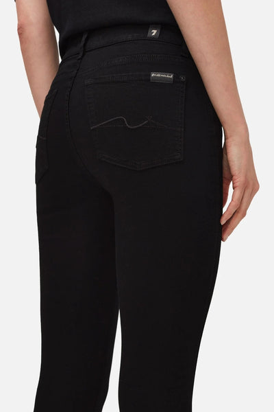 KIMMIE STRAIGHT ULTRA COMFORT BLACK STRETCH JEAN Jeans 7 For All Mankind 