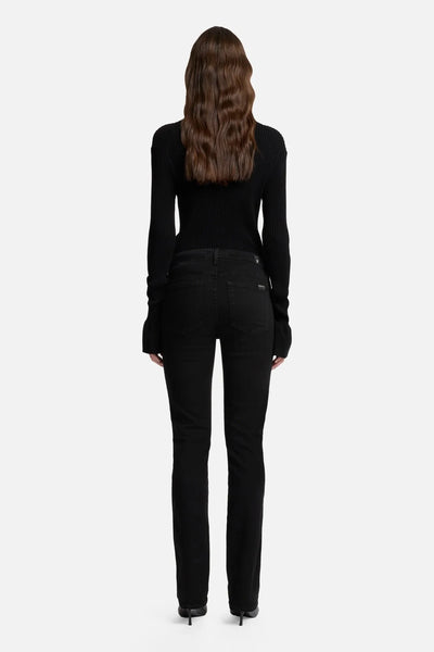 KIMMIE STRAIGHT ULTRA COMFORT BLACK STRETCH JEAN Jeans 7 For All Mankind 