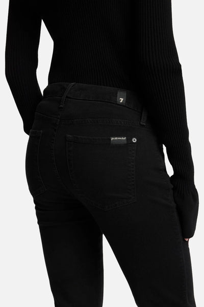 KIMMIE STRAIGHT ULTRA COMFORT BLACK STRETCH JEAN Jeans 7 For All Mankind 