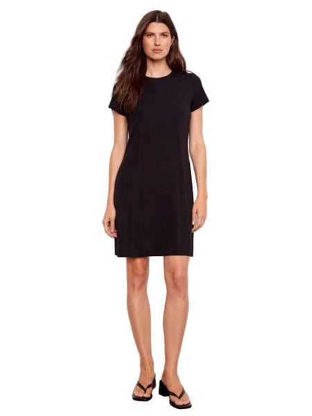 KNEE LENGTH BLACK DRESS WITH SIDE POCKETS Dresses Charlie B S Black 001 