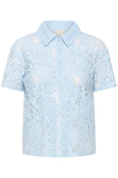 LACE SHORT SLEEVE TOP WITH MATCHING PANT Shirts & Tops Kaffe 