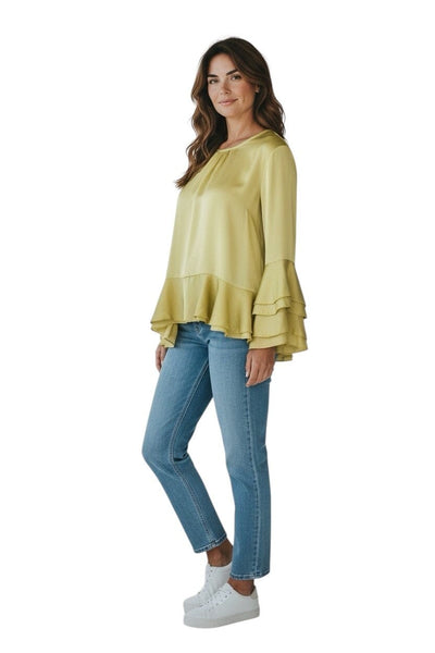 LIGHT WEIGHT RUFFLE DETAIL BLOUSE Shirts & Tops Elissia 