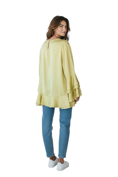 LIGHT WEIGHT RUFFLE DETAIL BLOUSE Shirts & Tops Elissia 