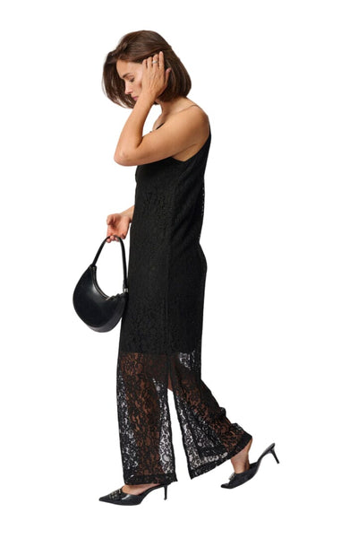 LONG LACE BLACK DRESS Dress KAFFE 34 Black 