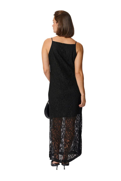 LONG LACE BLACK DRESS Dress KAFFE 