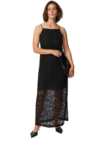 LONG LACE BLACK DRESS Dress KAFFE 