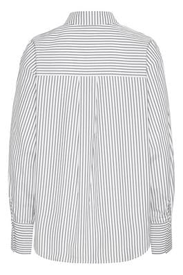 LONG SLEEVE BLACK AND WHITE STRIPE SHIRT Shirts & Tops Kaffe 