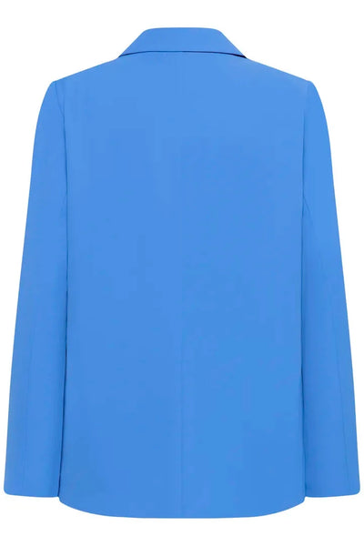 LONG SLEEVE BLUE BLAZER Jacket CREAM 