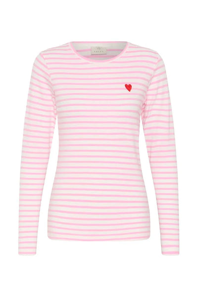 LONG SLEEVE LIGHT WEIGHT STRIPED TOP Top Kaffe 