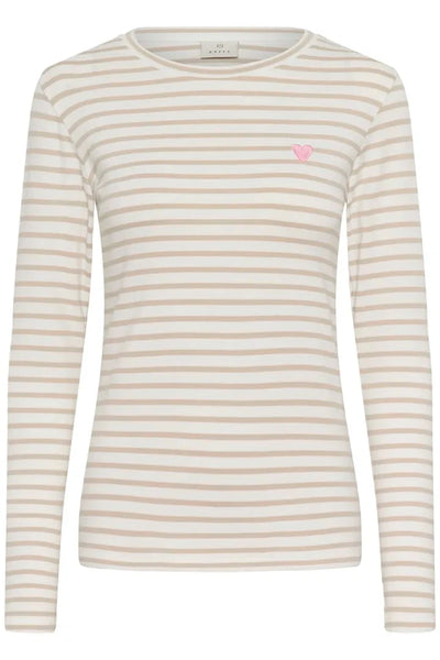 LONG SLEEVE LIGHT WEIGHT STRIPED TOP Top Kaffe 