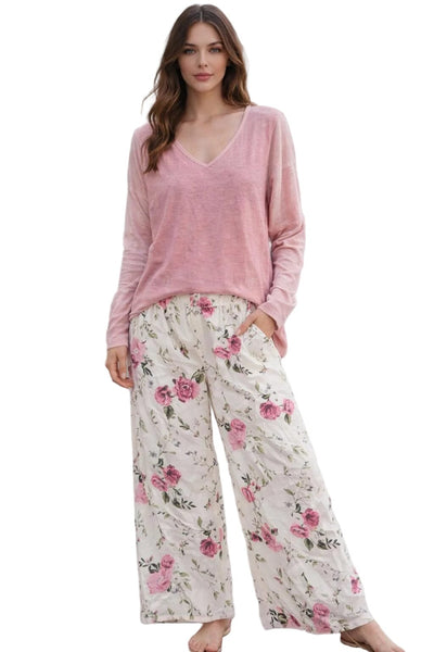 LONG SLEEVE LINEN AND KNITTED TOPS Top Pistache 