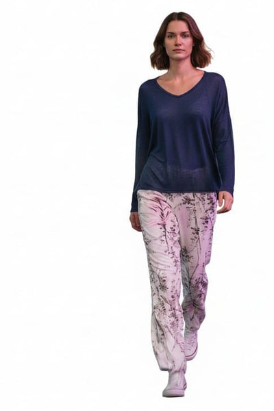 LONG SLEEVE LINEN AND KNITTED TOPS Top Pistache 