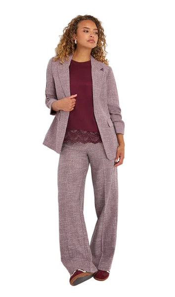 MERLOT STRAIGHT LEG EMBELLISHED PANT Pants Esqualo 