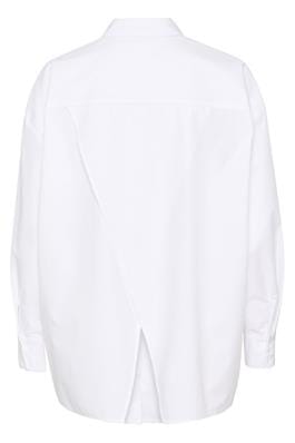 OVERSIZED LONG SLEEVE WHITE SHIRT Shirts & Tops Kaffe 