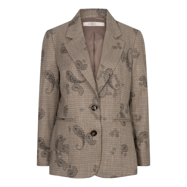 PAISLEY CHECK LONG SLEEVE BLAZER Blazer Esqualo 