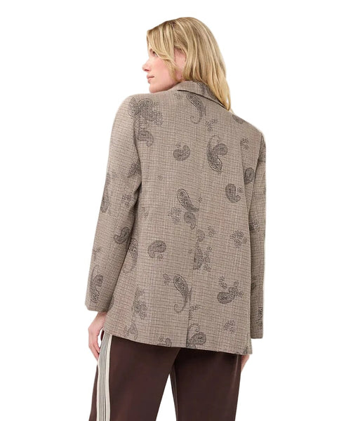 PAISLEY CHECK LONG SLEEVE BLAZER Blazer Esqualo 