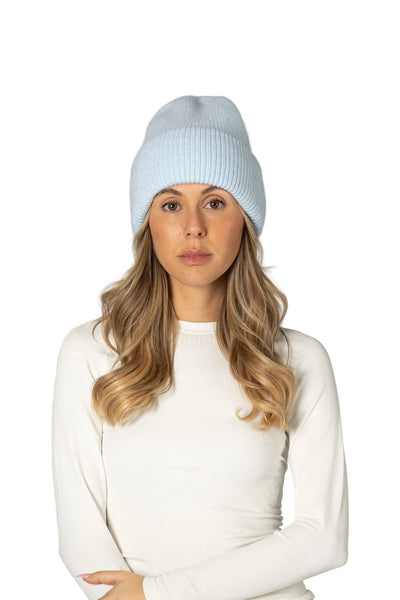 PALE BLUE BEANIE HAT Beanie LYLA + LUXE Pale Blue 