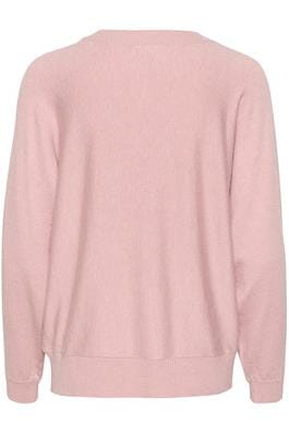 PALE MAUVE V NECK PULLOVER PULLOVER CULTURE XS Pale Mauve 