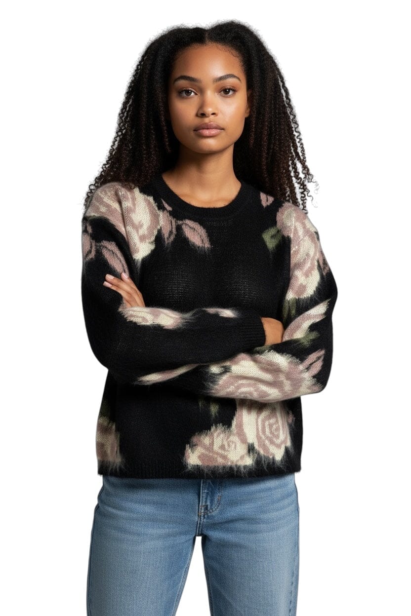 PASTEL FLOWER SOFT SWEATER SWEATER Liverpool S Pastel Flower 