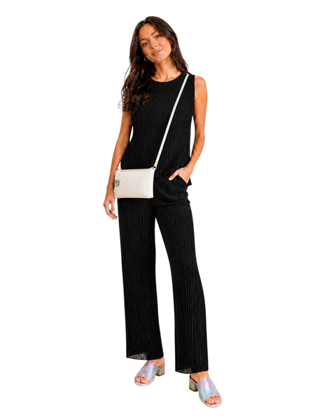PEARL CROSSBODY BAG WITH MULTI POCKETS & REMOVABLE ADJUSTABLE STRAP Handbag FashionWear Collection 