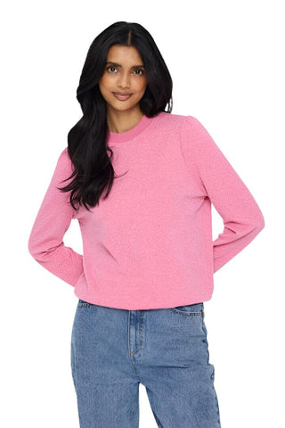 PINK CREW NECK SWEATSHIRT Top Saint Tropez 