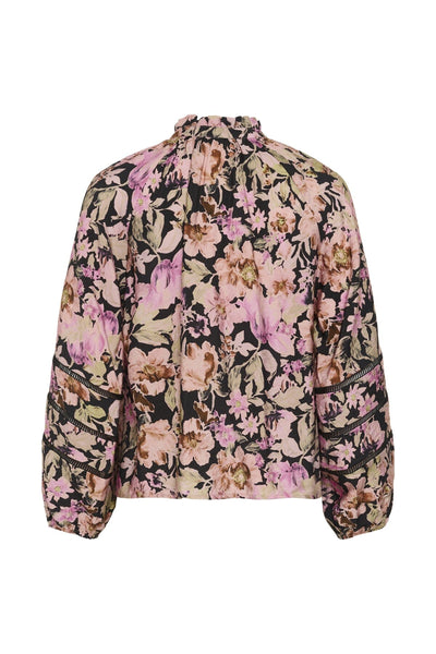 PINK FLOWER PRINT BLOUSE Blouse Kaffe 