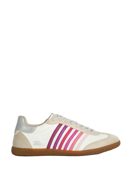 PINK MULTI STEVIE STRIPE RETRO SPORT SNEAKER Shoes ShuShop 