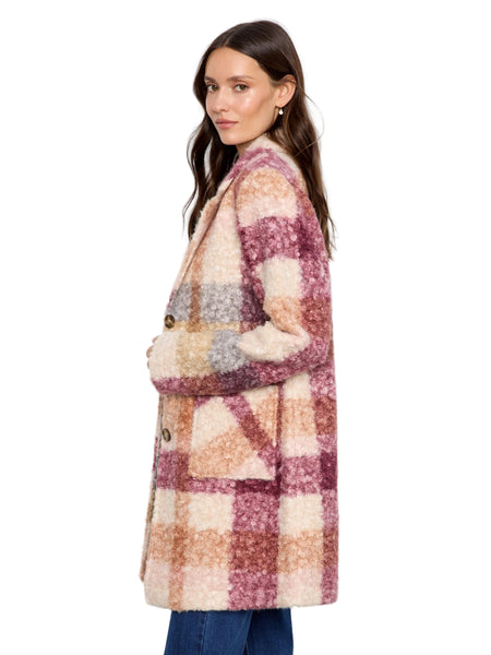 PLAID BOUCLE SHACKET Jacket Charlie B 