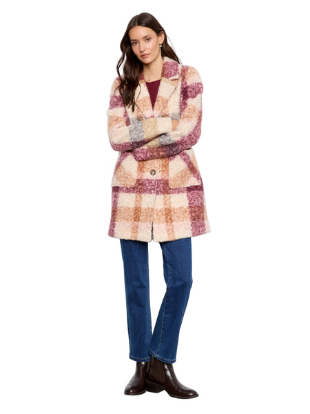 PLAID BOUCLE SHACKET Jacket Charlie B 