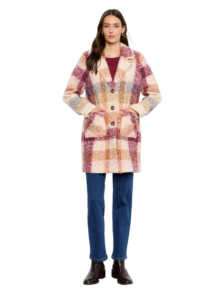 PLAID BOUCLE SHACKET Jacket Charlie B 